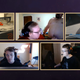 Five Counter-Strike players and their new mascot: A dad-belly.